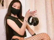 白虎正妹八月未央漁網襪誘惑